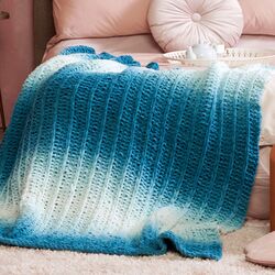 Phasing Slip Stitch Blanket