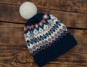 A Simplicity Fair Isle Hat