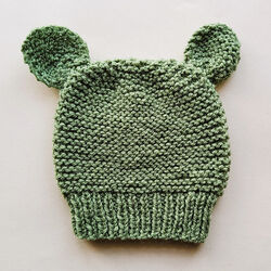 Garter Stitch Hat With Ears