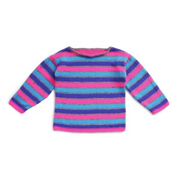 Bold Stripes Boatneck Pullover