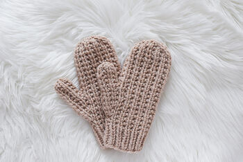 Waffle Mittens