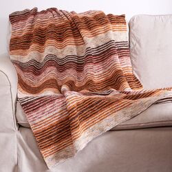 Tweedy Striped Blanket