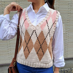 Argyle Dreams Vest