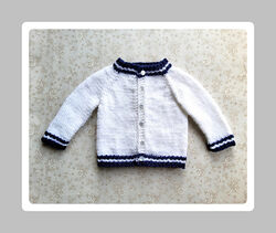 Sailor Stripes Baby Cardigan