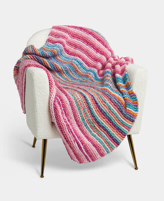 Garter Stripe Throw