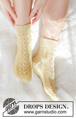 Knitting Patterns Galore - Bright Morning Socks