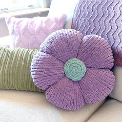 Plush Flower Pillow