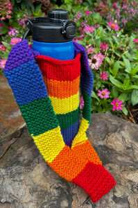 Rainbow Water Bottle Carrier