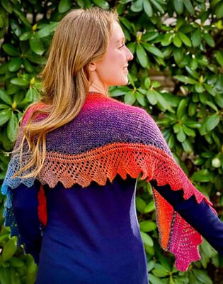 Lace Edged Shawl