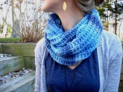 Blues Infinity Scarf