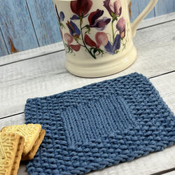 Moss Stitch Coaster