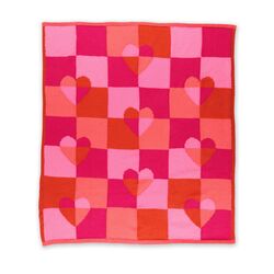 Modern Twist Heart Blanket