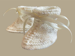 Tuck Fold Baby Booties