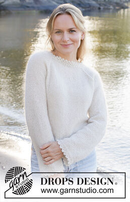 White Cascade Sweater
