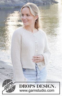 White Cascade Cardigan