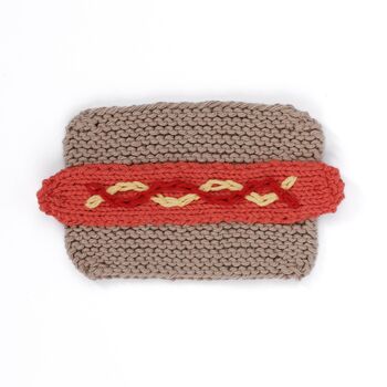 Hotdog Days of Summer Dishcloth