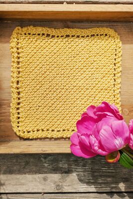 Garden Rows Dishcloth