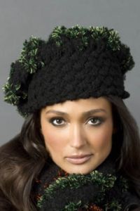 Basketweave Beret