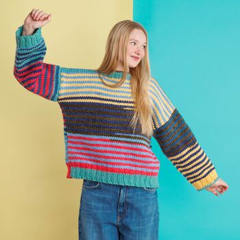Stripes for Beginner Pullover