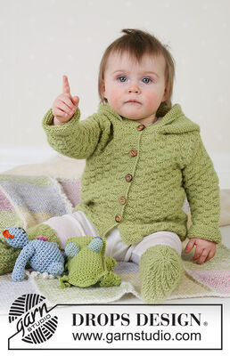 Green Leaf Cardigan, Jumpsuit and Socks