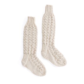 Cabin Cable Socks