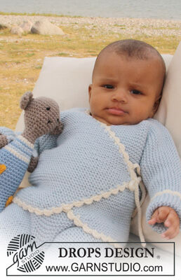 Boo Blue - Baby Cardigan and Pants