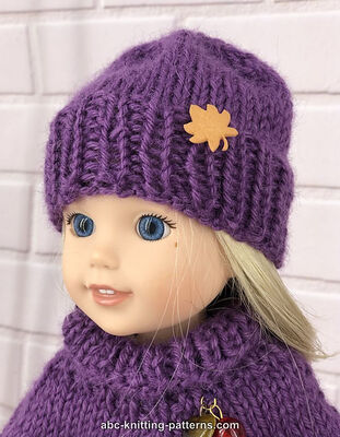 Beanie for 14-inch Doll