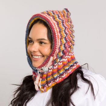 Double Brioche Stitch Hood