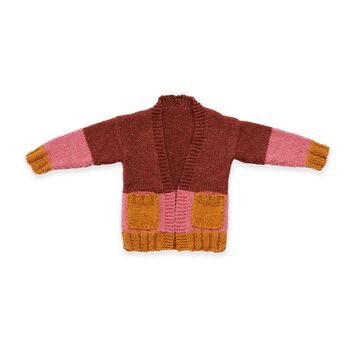 Colorblocked  Cardigan