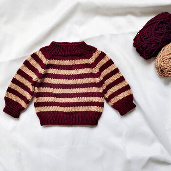 The Striped Baby Pullover