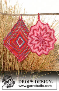 Exploding Berries Potholders
