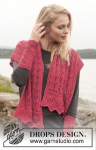 Raspberry Sorbet Shawl