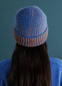 Two-Color Brioche Hat
