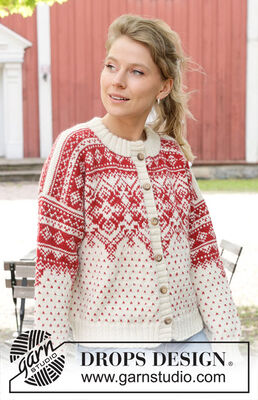 Nordic Flower Cardigan