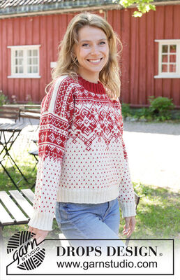 Nordic Flower Sweater