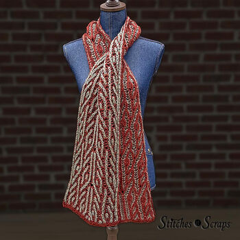 Rust and Shadows Scarf