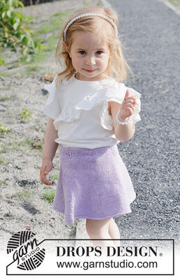 Amethyst Charm Skirt for Girls