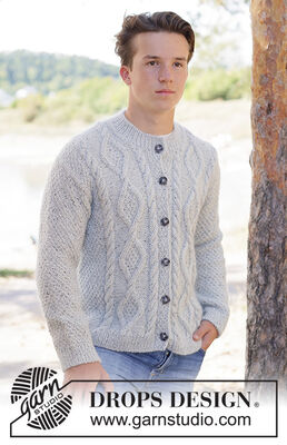 Stone Veil Cardigan for Men