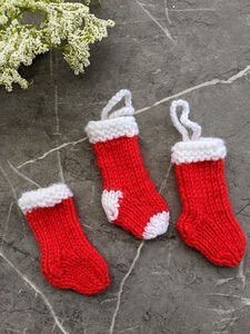 Mini Santa Stocking