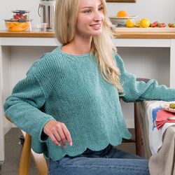 Scallop Edge Sweater