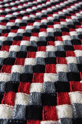 Racecar Entrelac Blanket