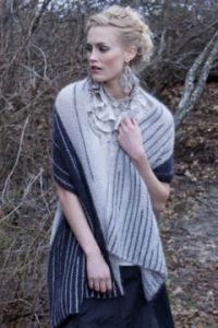 Bessie Positive/Negative Shawl 
