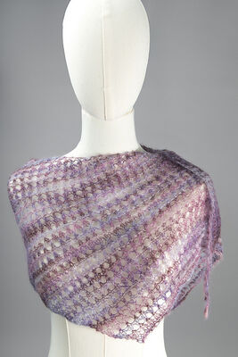 Simple Lace Asymmetrical Scarf
