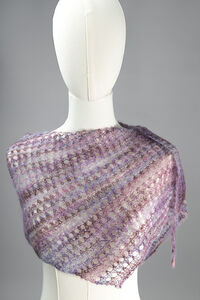 Simple Lace Asymmetrical Scarf