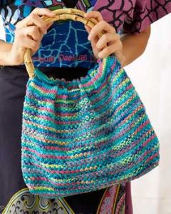 Psychedelic Hobo Bag