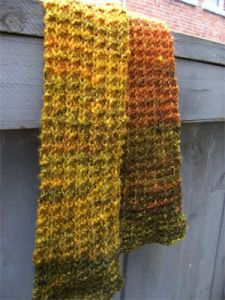 One Row Handspun Scarf