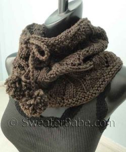 Drawstring Lace Cowl