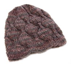 Embossed Leaves Hat