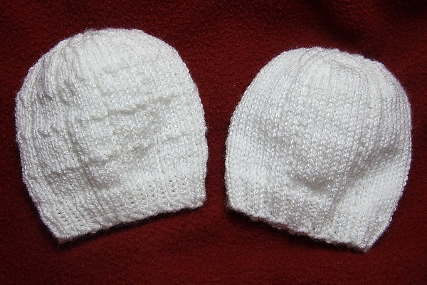 Knitting Patterns Galore Simple Lines Baby Hats For