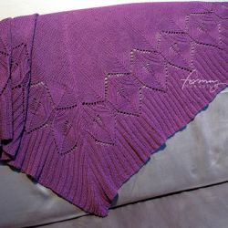 Winter Leaves Shawl